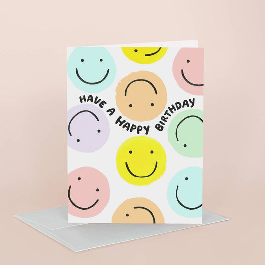 Smiley Birthday Card