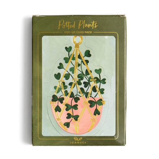 Potted Plants Pop Up Card Pack