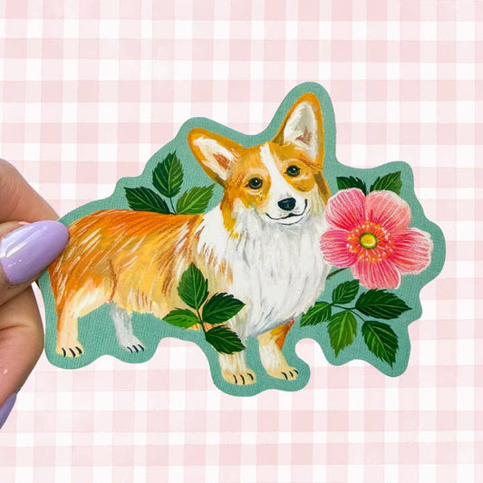Corgi Dog Sticker