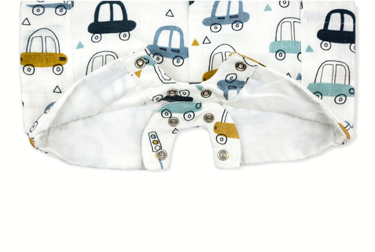 Cars Sleeveless Short Romper