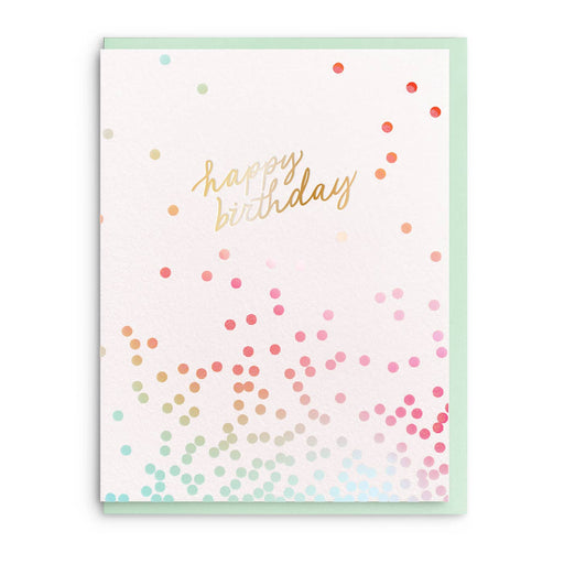 Confetti Foil Birthday Card