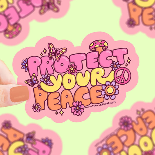 Protect Your Peace Vinyl Sticker