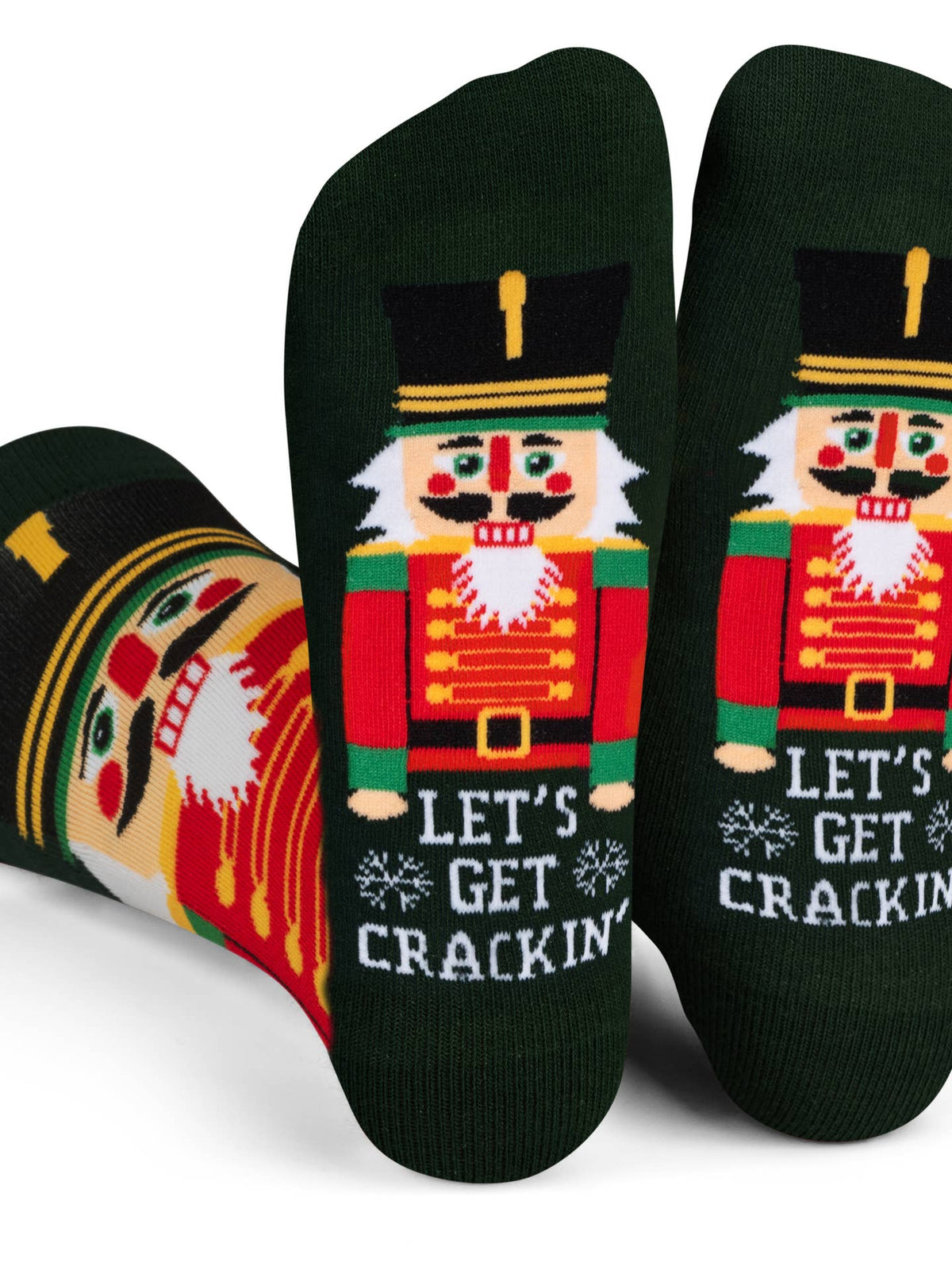 Let's Get Crackin Nutcracker Socks