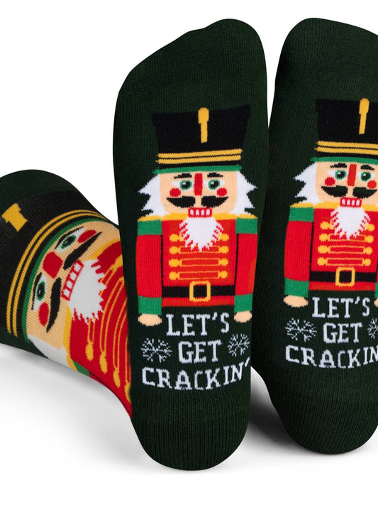 Let's Get Crackin Nutcracker Socks