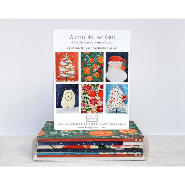 A Little Holiday Cheer Assorted Blank Card Box of 6