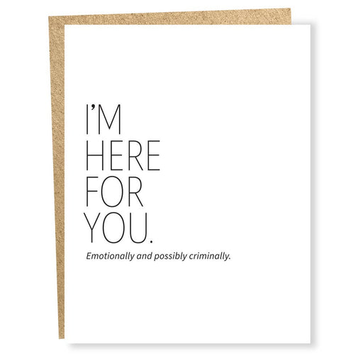 SP #1627: Here For You Card