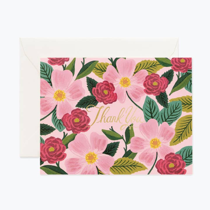 Rose Garden Thank You Box Cards