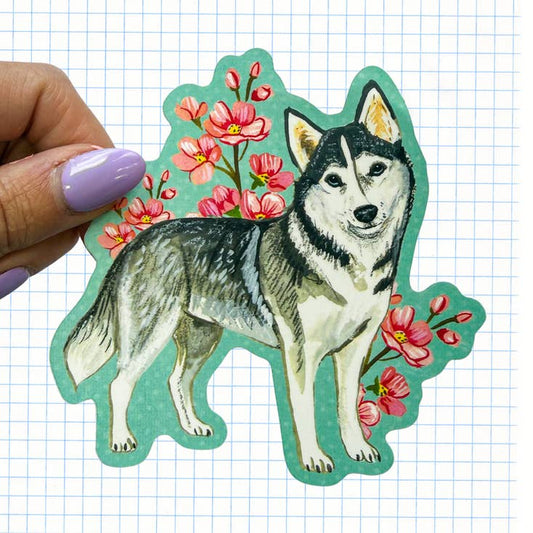 Husky Dog Sticker