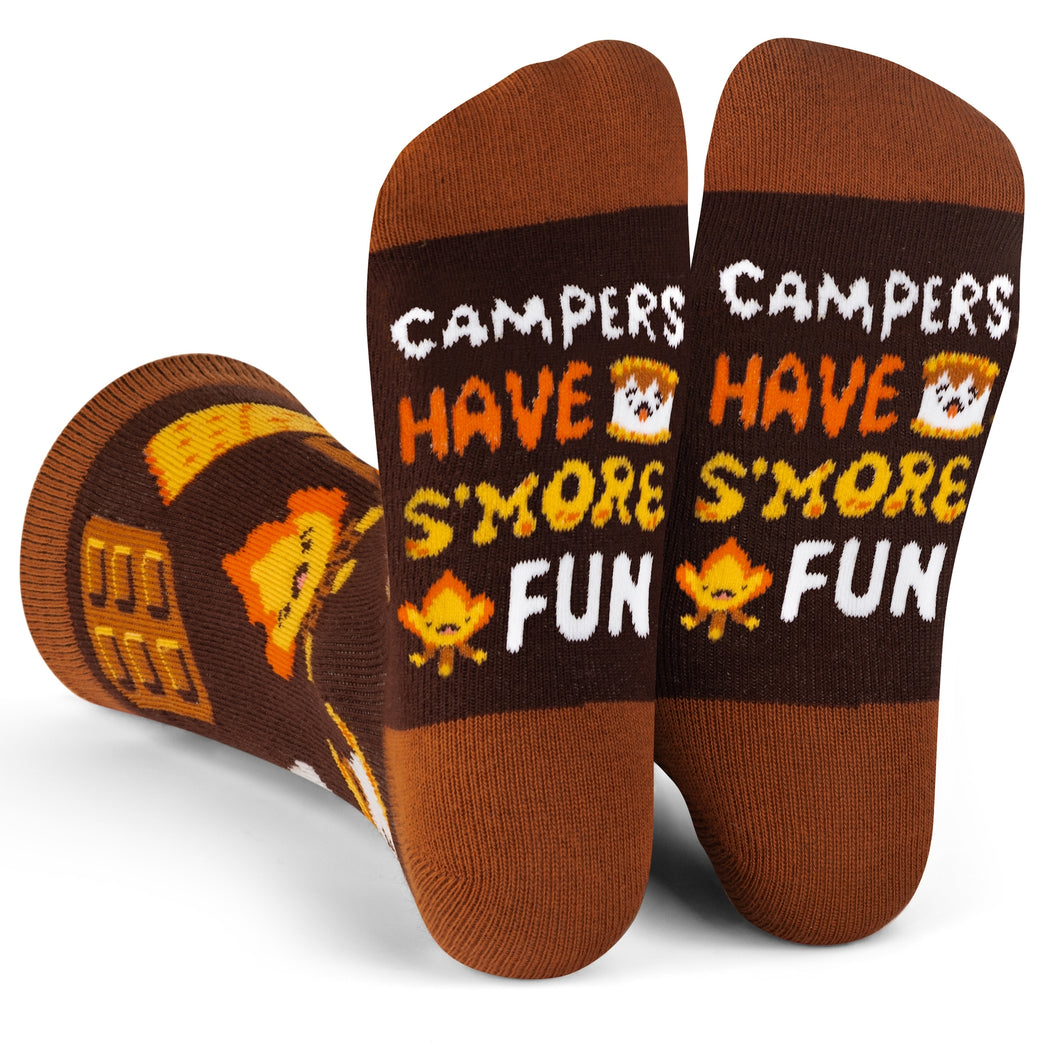 Campers Have Smore Fun Kids Socks