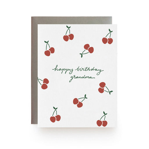 Cherries Happy Birthday Grandma Card