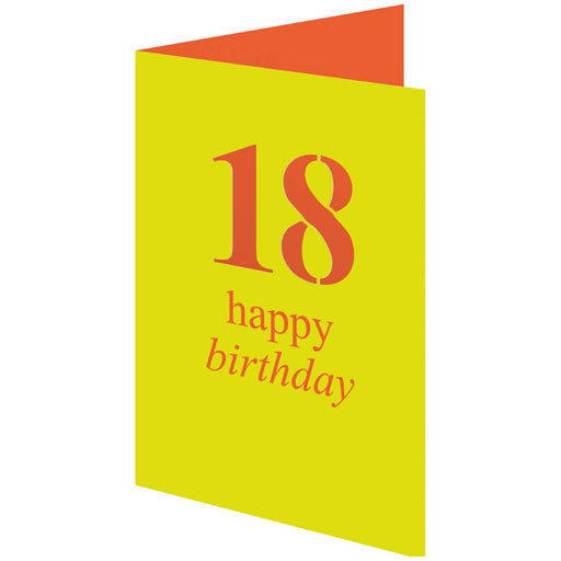 18 Birthday Petite Lasercut Card