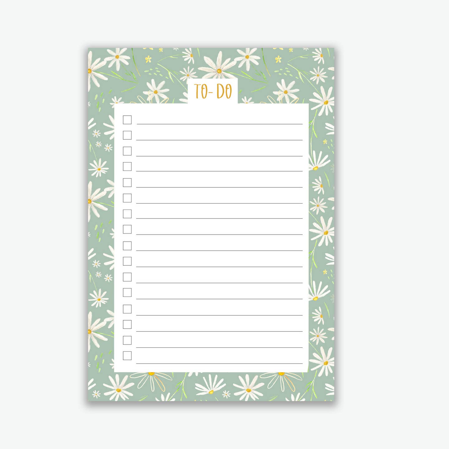 Daisy To Do Notepad – Marrygrams