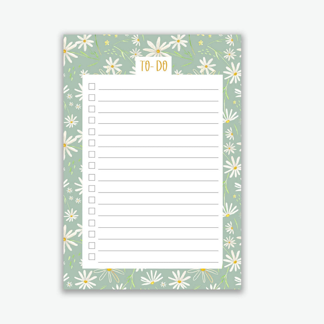 Daisy To Do Notepad