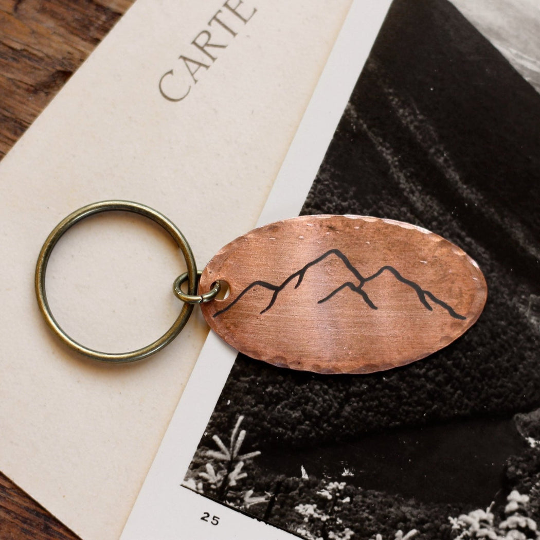 Stamped Penny Keychain