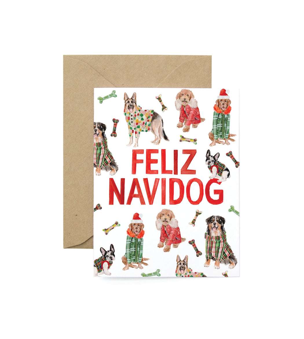 Feliz Navidog Holiday Card