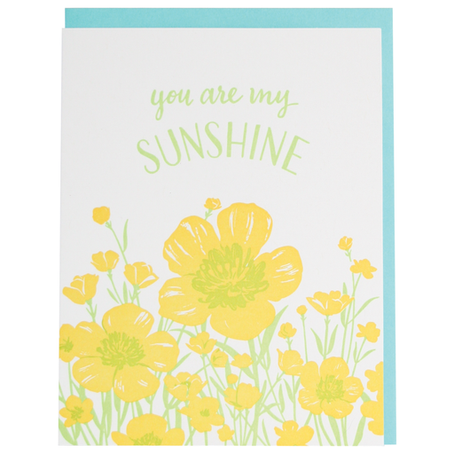 Buttercups You Are My Sunshine Card