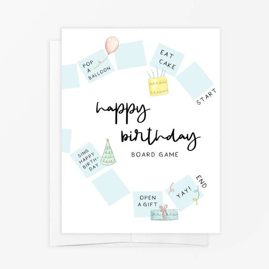 Board Game Birthday Card