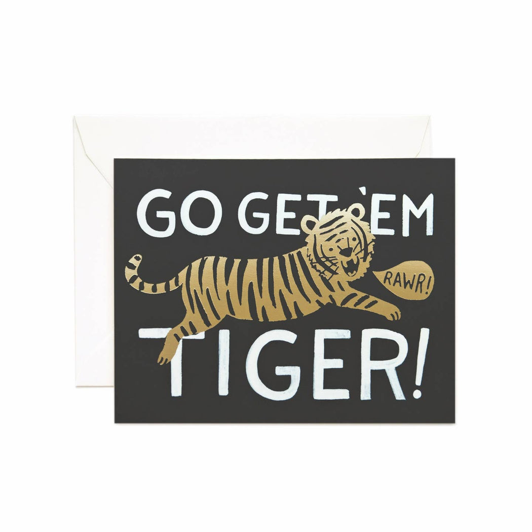 Go Get 'em Tiger Card Card