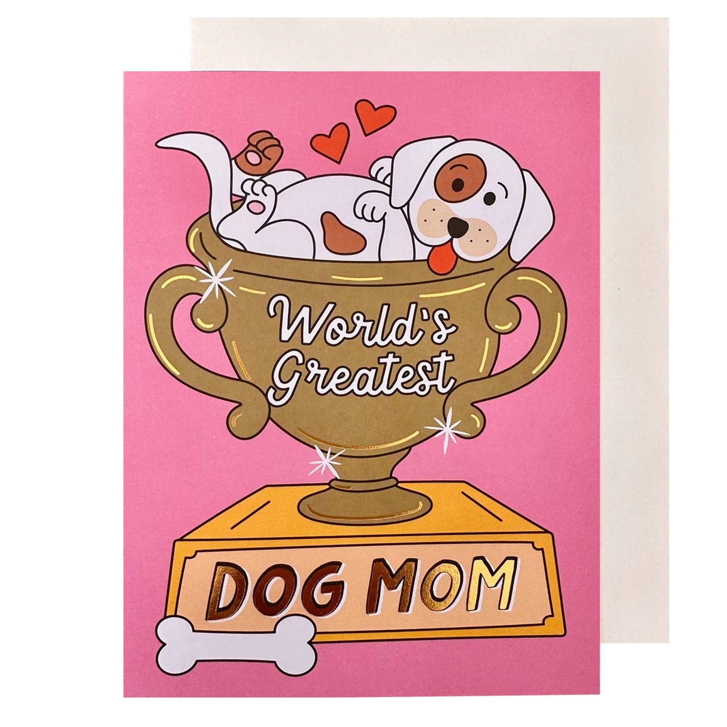 Worlds Greatest Dog Mom Card