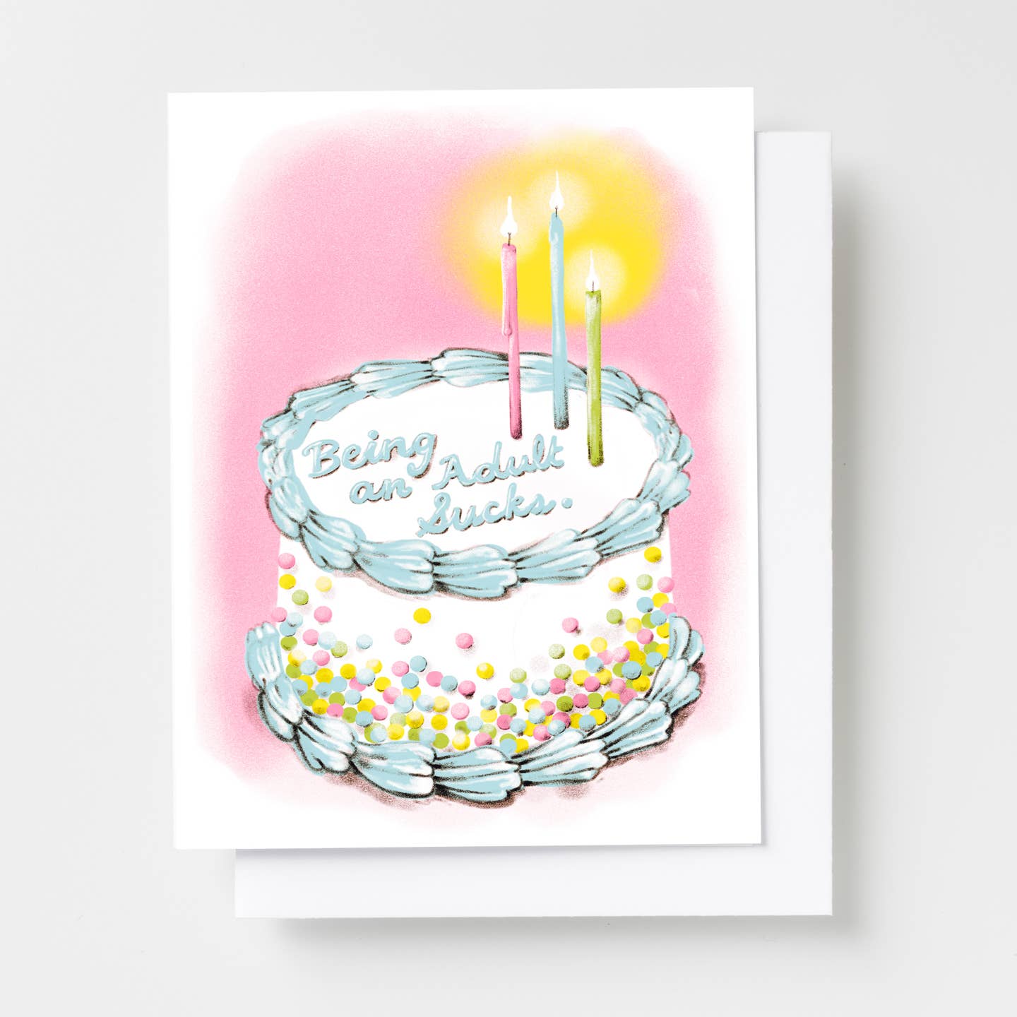 Being An Adult Sucks Birthday Card