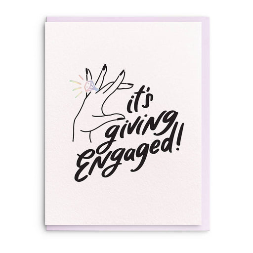 Its Giving Engaged Card