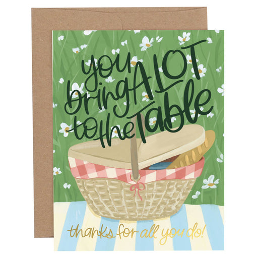 Picnic You Bring a Lot to the Table Card