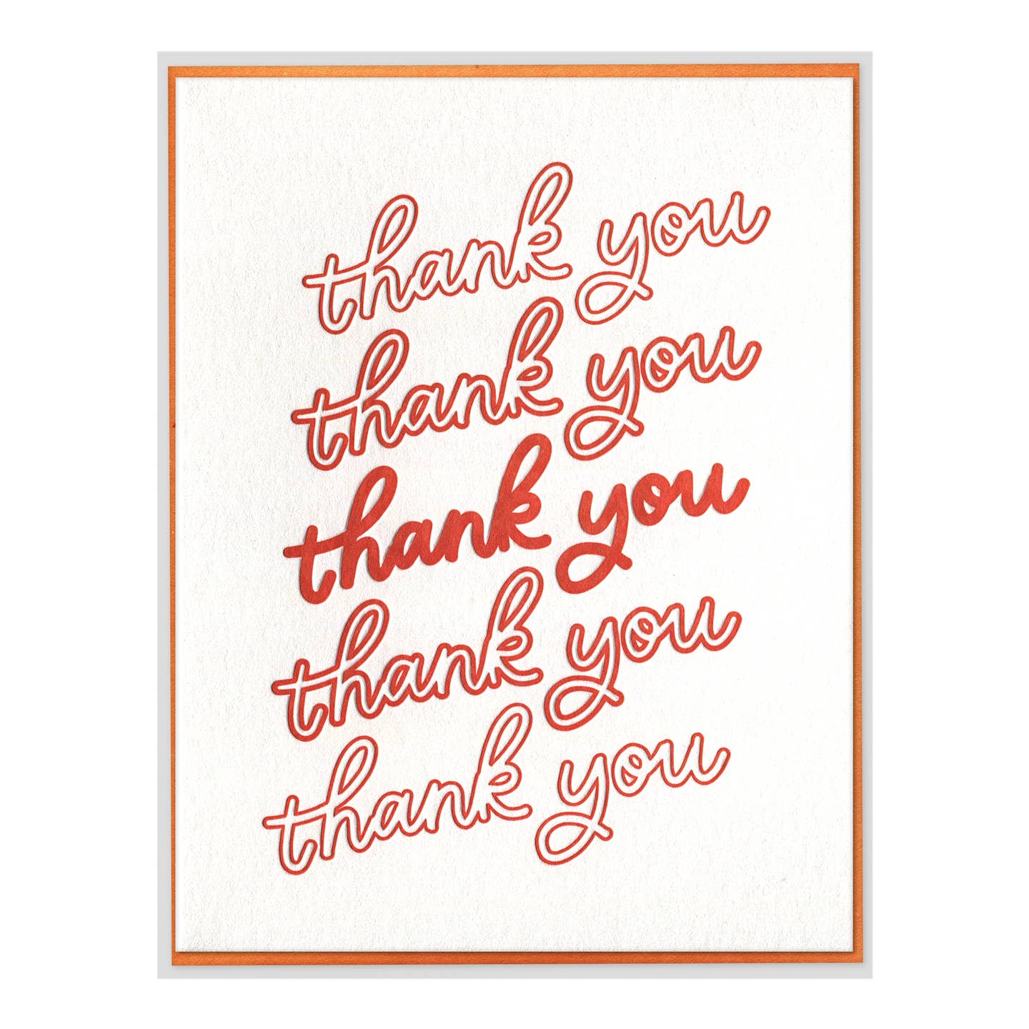 Shopping Bag Thank You Card