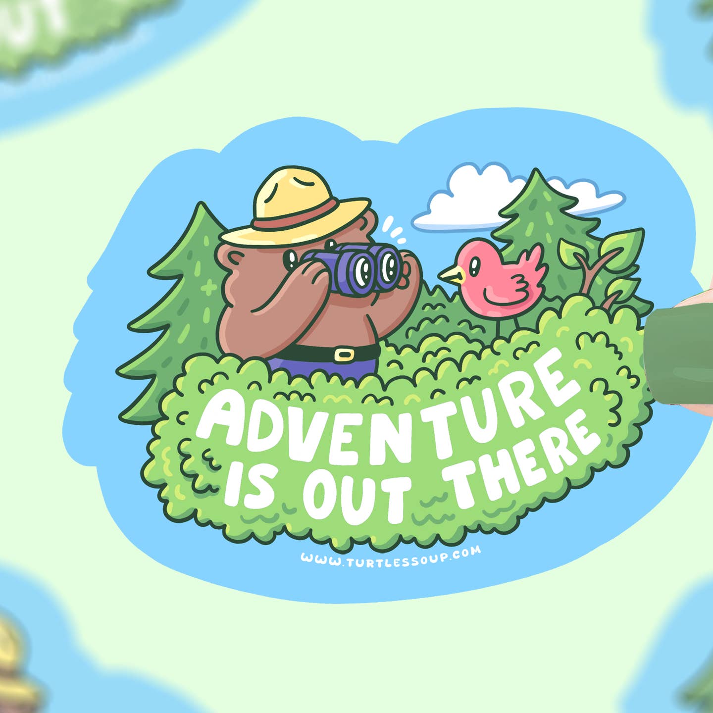 Adventure Is Out There Vinyl Sticker