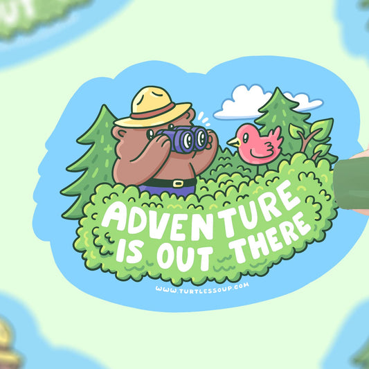 Adventure Is Out There Vinyl Sticker