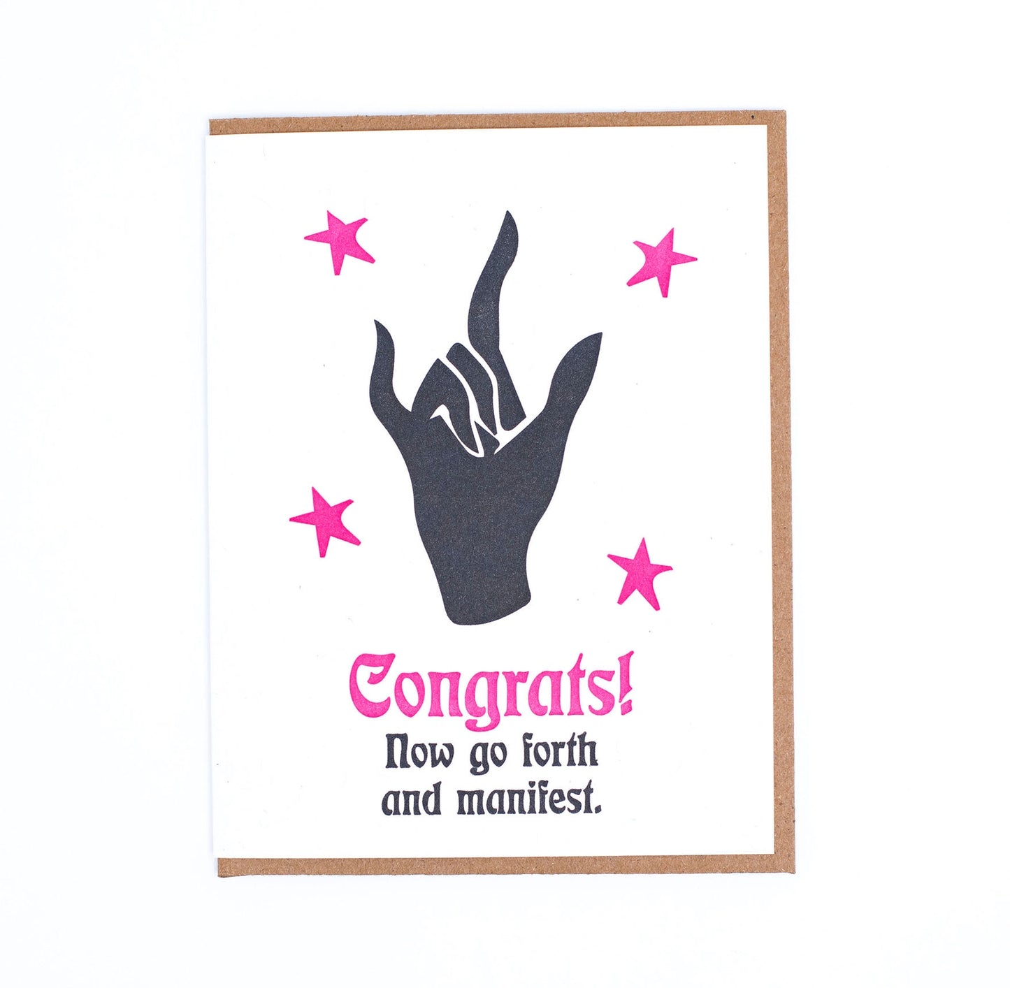 Congrats Manifest Card