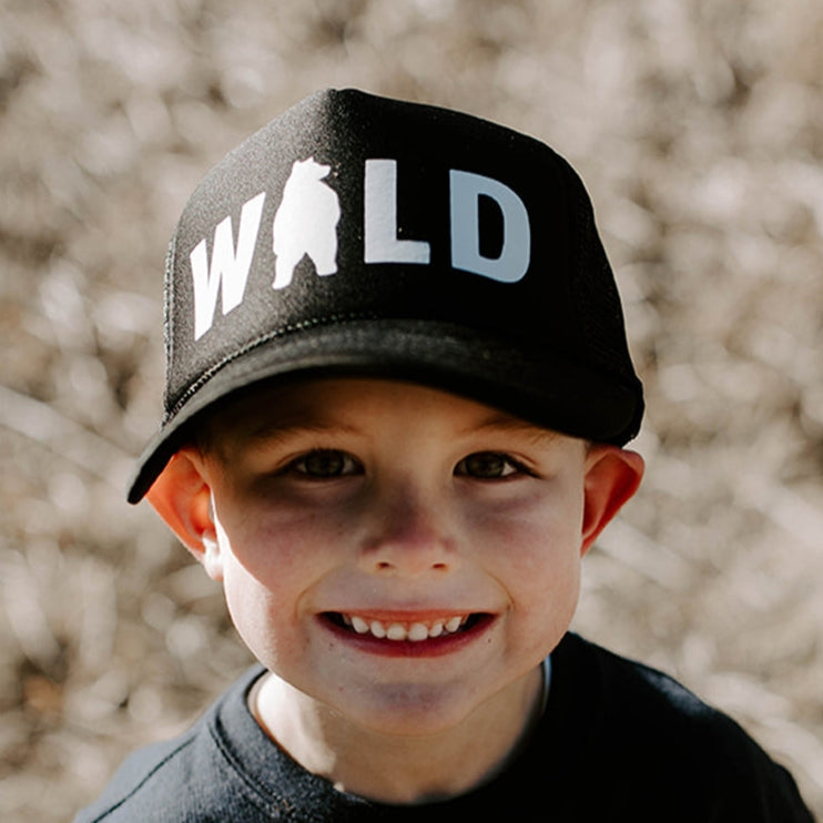 Wild Bear Kids Trucker Hat