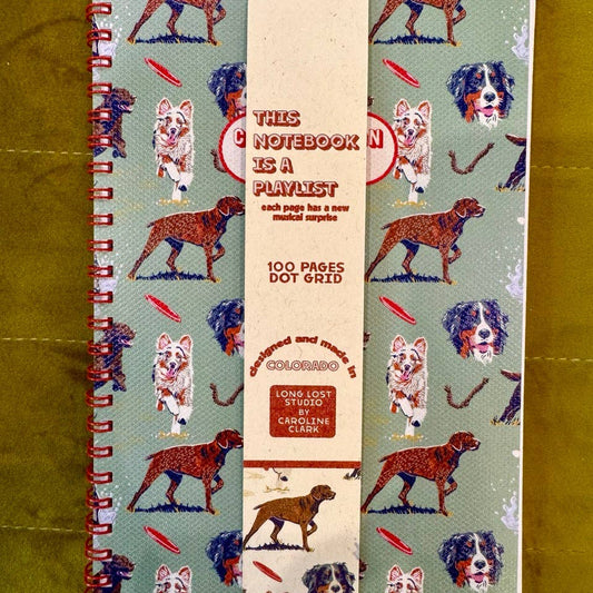 Dog Dot Grid Notebook