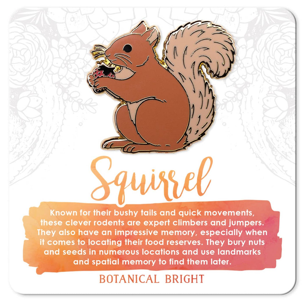 Squirrel Enamel Pin