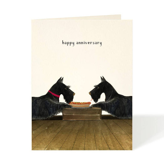 Hot Dog Anniversary Card