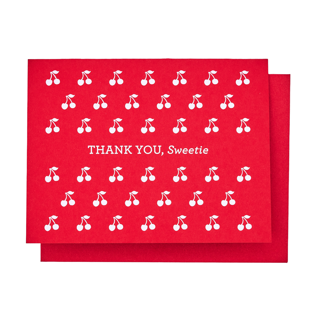 Cherry Thank You Sweetie Card