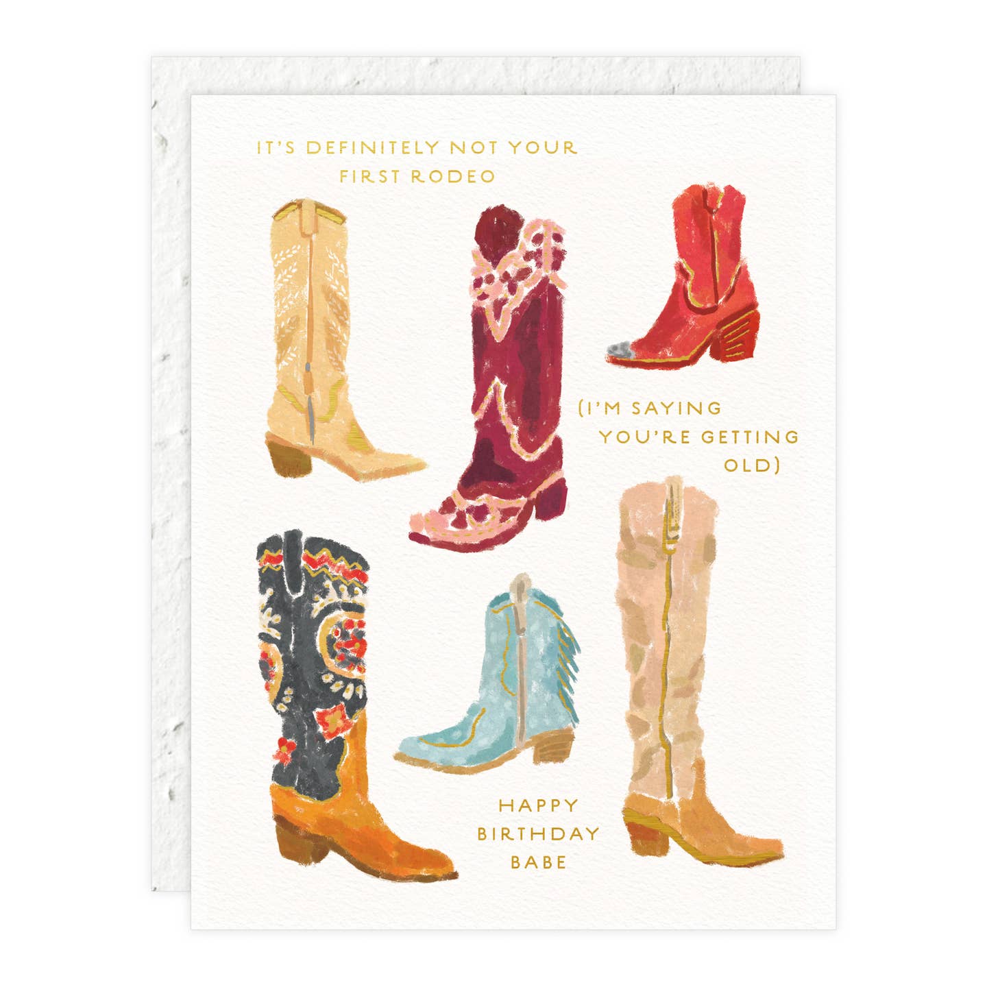 Not Your First Rodeo Birthday Card