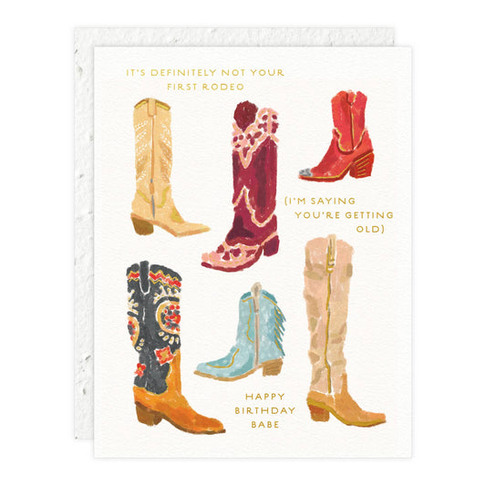Not Your First Rodeo Birthday Card