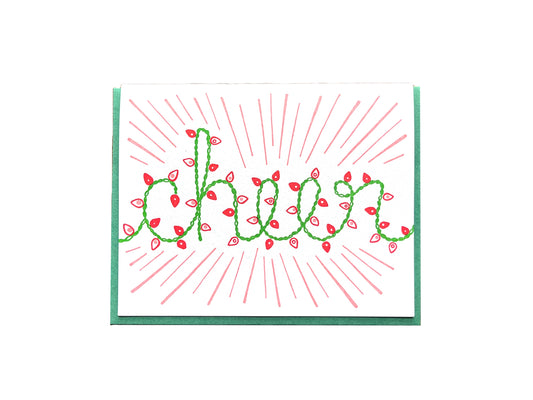 Christmas Cheer Lights Card