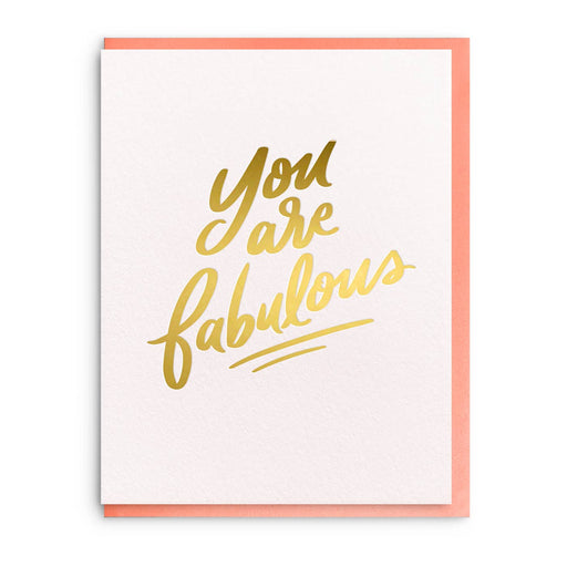 You Are Fabulous Foil Card