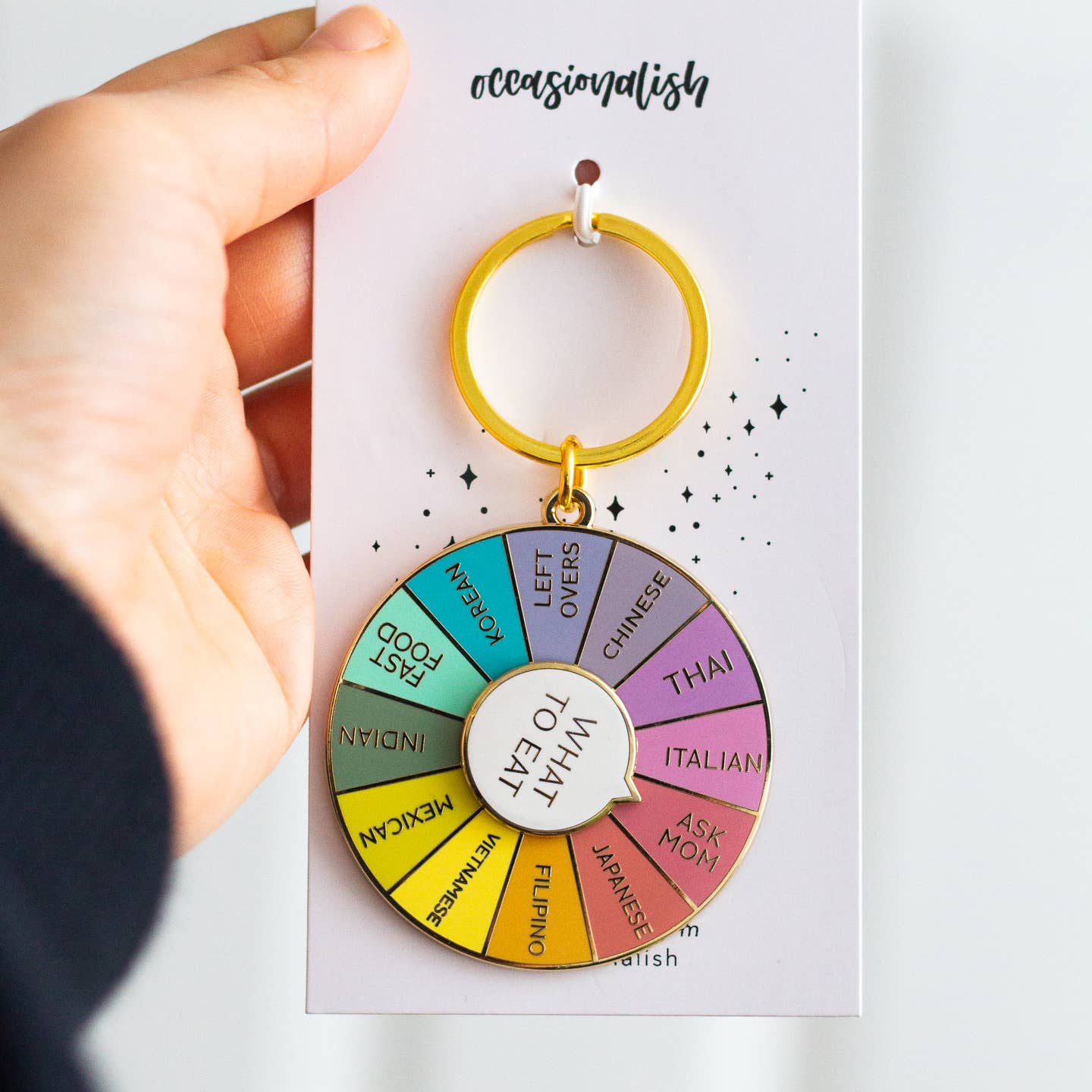 What To Eat Interactive Keychain