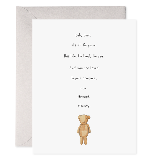 Baby Dear Eternity Teddy Card