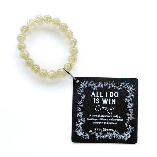 All I Do Is Win Citrine Bracelet