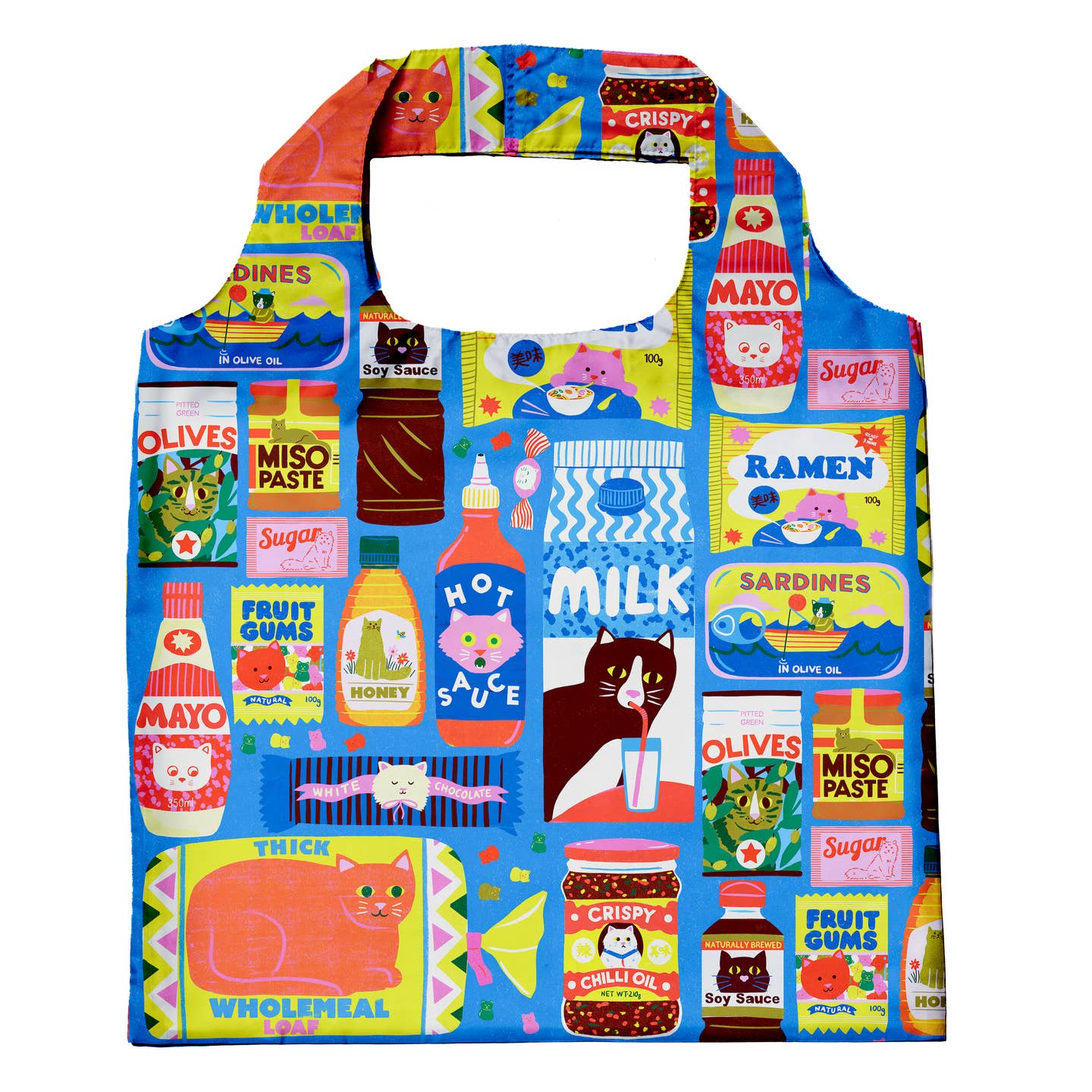 Kawaii Cat Food Art Sack