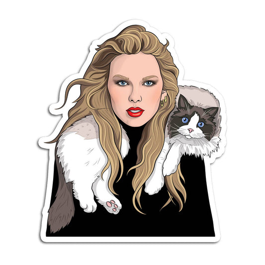 Taylor Swift Cat Sticker