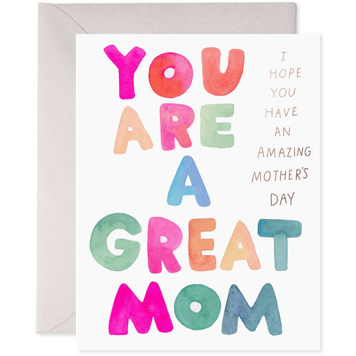 Great Mom Mothers Day Card