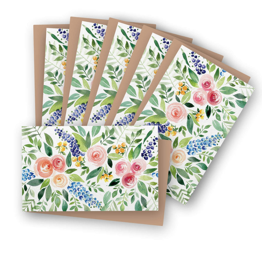 Wildflower Mini Blank Cards