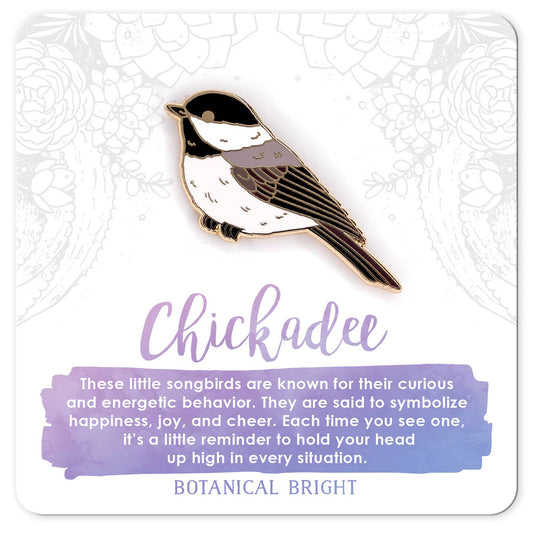 Chickadee Enamel Pin