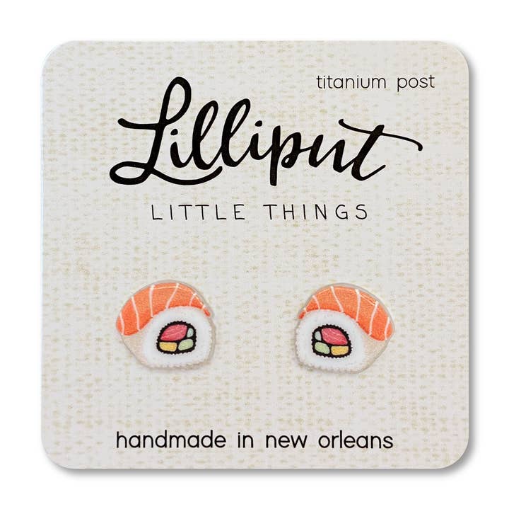 Sushi Roll Earrings