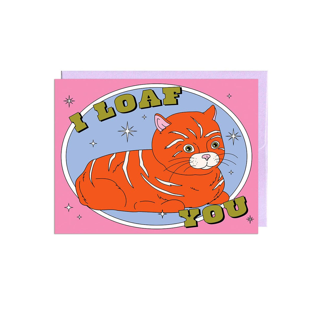 I Loaf You Cat Love Card