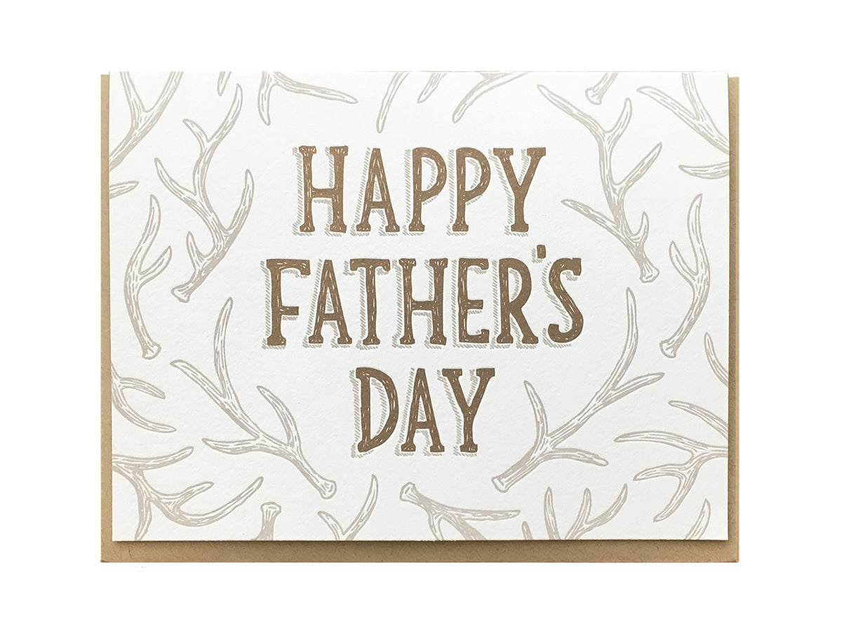 Antlers Fathers Day Card